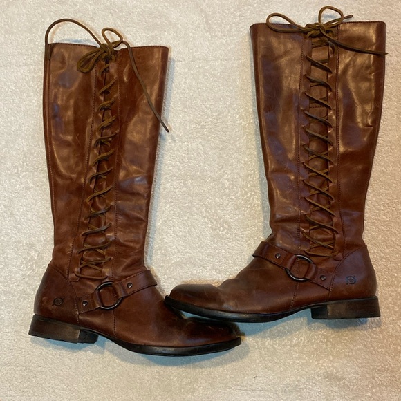 Born Estelle dark brown boot sz 8.5 - Picture 1 of 5